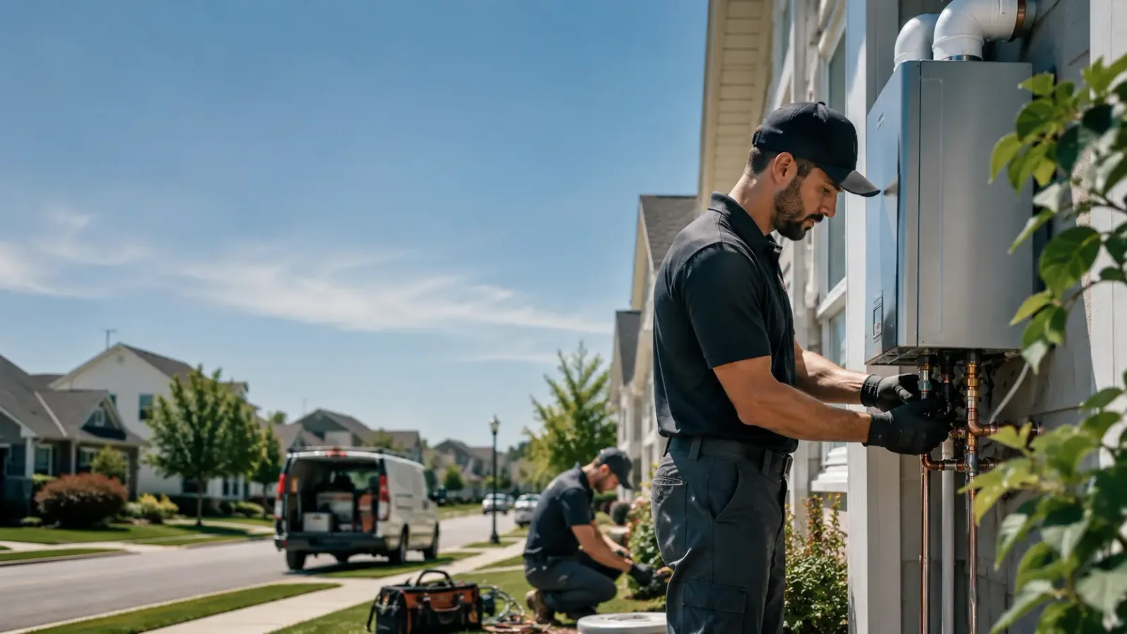 Tankless Water Heater Installation in Round Mountain, TX